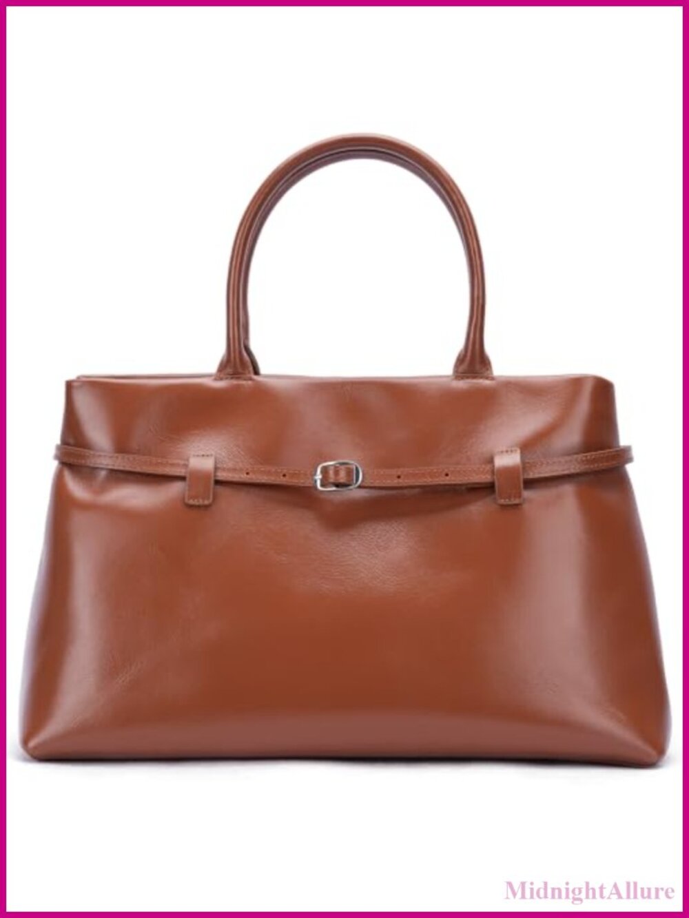 Genuine Leather Tote Bag Expandable Shoulder Handbag 3-in-1 Crossbody